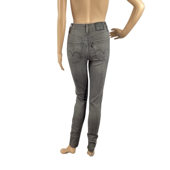Levi’s Mile High Super Skinny Jeans Gray Wash Size 26 - Picture 5 of 7